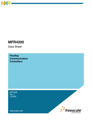 MFR4200 datasheet cover page