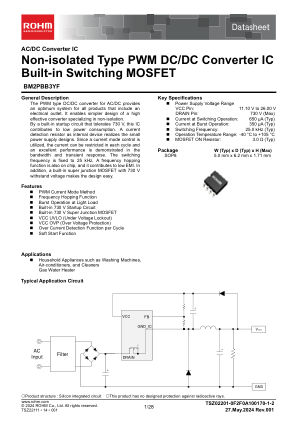 BM2PBB3YF datasheet cover page