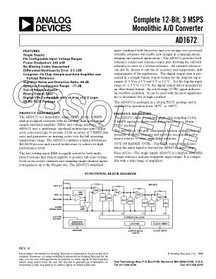 181436877AD1672 datasheet cover page