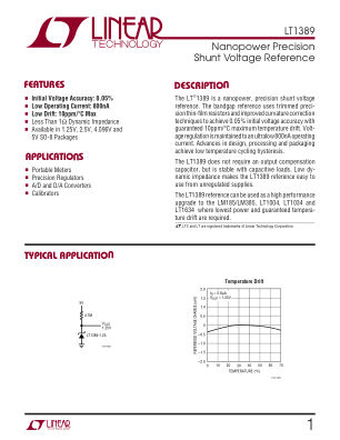 1389FA datasheet cover page