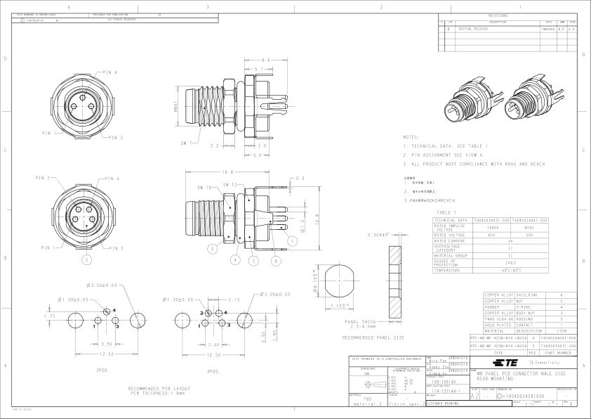 T4040034031-000 datasheet cover page