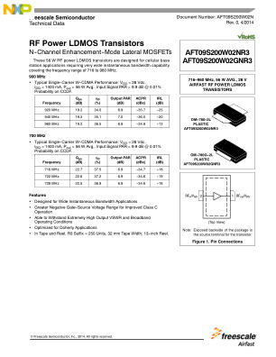 AFT09S200W02N 数据手册首页