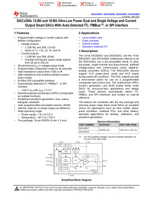 DAC63002 datasheet cover page