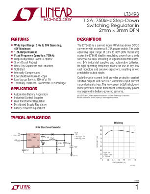 3493FB datasheet cover page