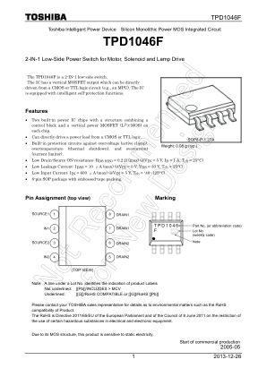 TPD1046F datasheet cover page