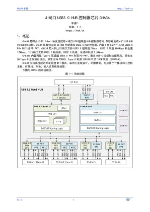 CH634M datasheet cover page