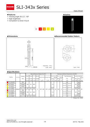 SLI-343YY 数据手册首页