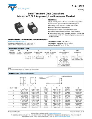 DLA11020 datasheet cover page