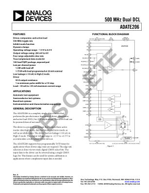 ADATE206 数据手册首页