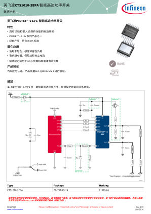 CTS1010-2EPA 数据手册首页