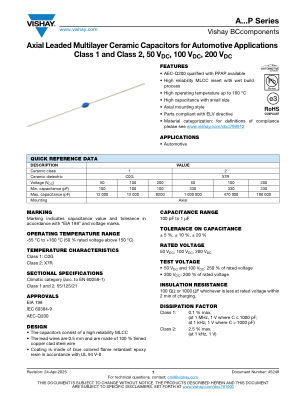 APSERIES 数据手册首页
