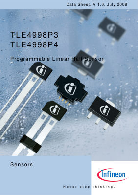 TLE4998P datasheet cover page