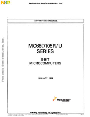 MC68-7-05R-U datasheet cover page