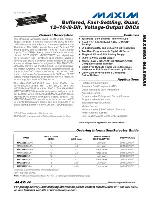 MAX5580-MAX5585 datasheet cover page