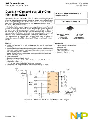 MC12XS6D4 datasheet cover page