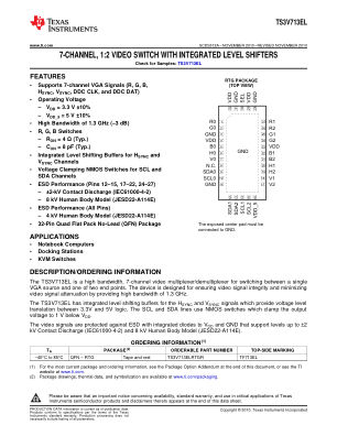 TS3V713EL datasheet cover page