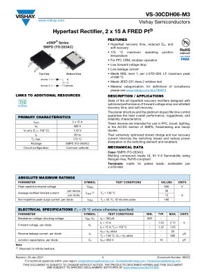 VS-30CDH06-M3 数据手册首页