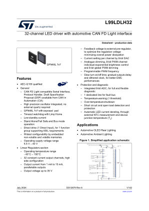 L99LDLH32 datasheet cover page