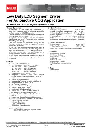 BU91R64CH-M datasheet cover page