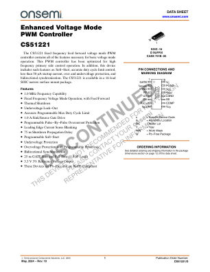 CS51221 datasheet cover page