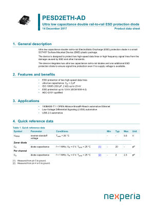 PESD2ETH-ADF datasheet cover page
