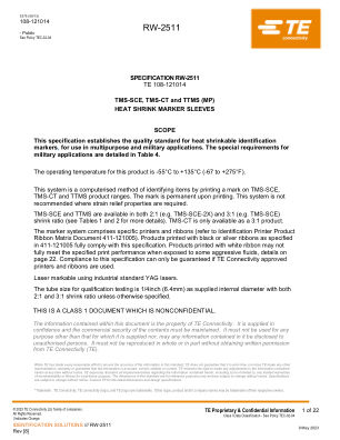 TMS-SCE-1K-1 datasheet cover page