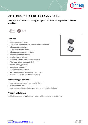 TLF4277-2EL datasheet cover page