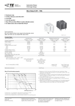 V23086C1001A402 datasheet cover page