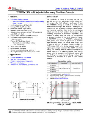 TPS62813 datasheet cover page