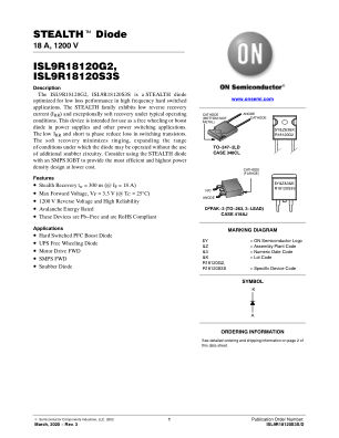 ISL9R18120S3S 数据手册首页