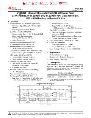AFE58JD28 datasheet cover page