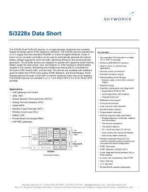 SI32282-A-FMR datasheet cover page
