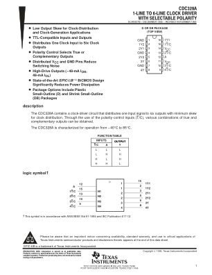 CDC328A 数据手册首页