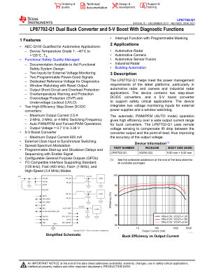 LP87702-Q1 datasheet cover page