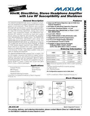 MAX9724-MAX9724B datasheet cover page