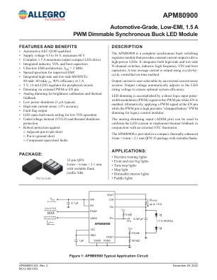 APM80900 数据手册首页