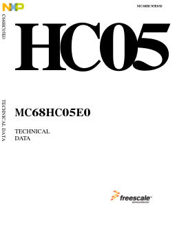 MC68HC05E0 数据手册首页