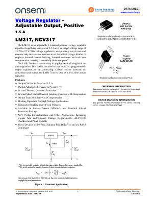 LM317 数据手册首页