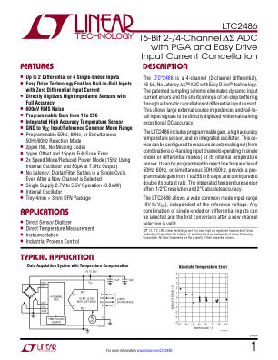 2486FE datasheet cover page