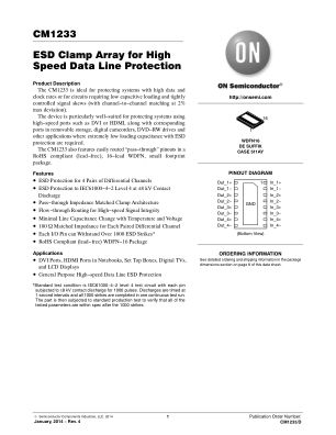 CM1233 datasheet cover page