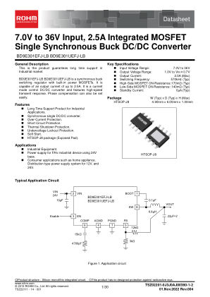 BD9E301EFJ-LB datasheet cover page