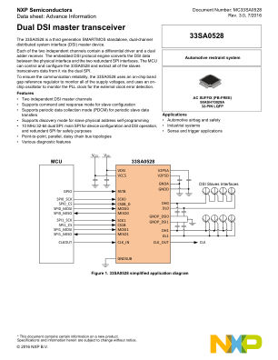 MC33SA0528 datasheet cover page