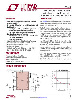 3667FB datasheet cover page
