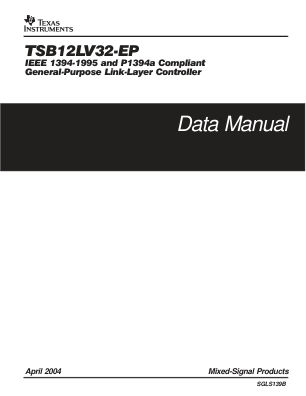 TSB12LV32-EP 数据手册首页