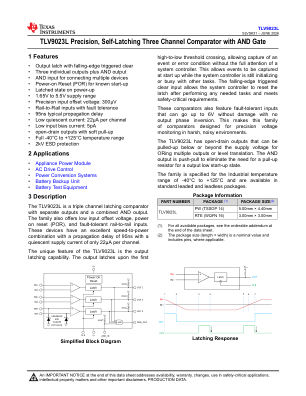 TLV9023L datasheet cover page