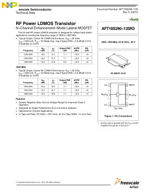 AFT18S290-13S 数据手册首页