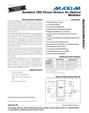 MAX8520-MAX8521 datasheet cover page