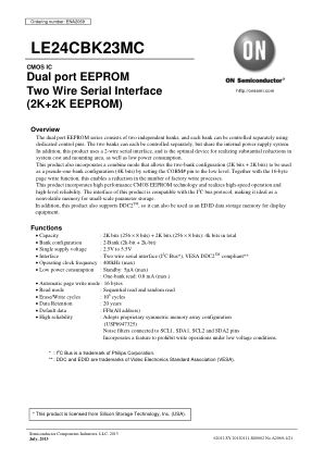 ENA2069 datasheet cover page