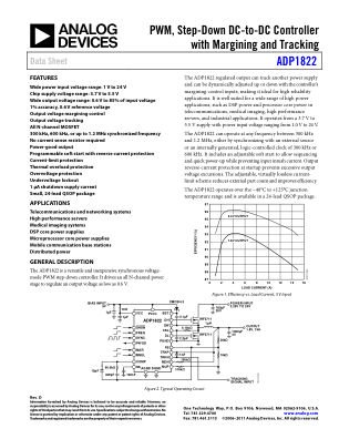 ADP1822 数据手册首页