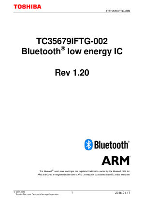 TC35679IFTG-002 数据手册首页